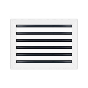 BUILDMART - 16x12 MUD-IN Air Vent Cover - Drywall MUD IN White Air Vent - MUD Linear Slot Diffuser - Register Grille for Ceiling and Walls - Texas Buildmart