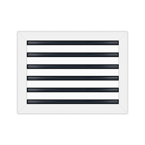 BUILDMART - 16x12 Mud In Air Vent Cover - Drywall Mud-in White Air Vent - Mud Linear Slot Diffuser - Register Grille for Ceiling and Walls - Texas Buildmart