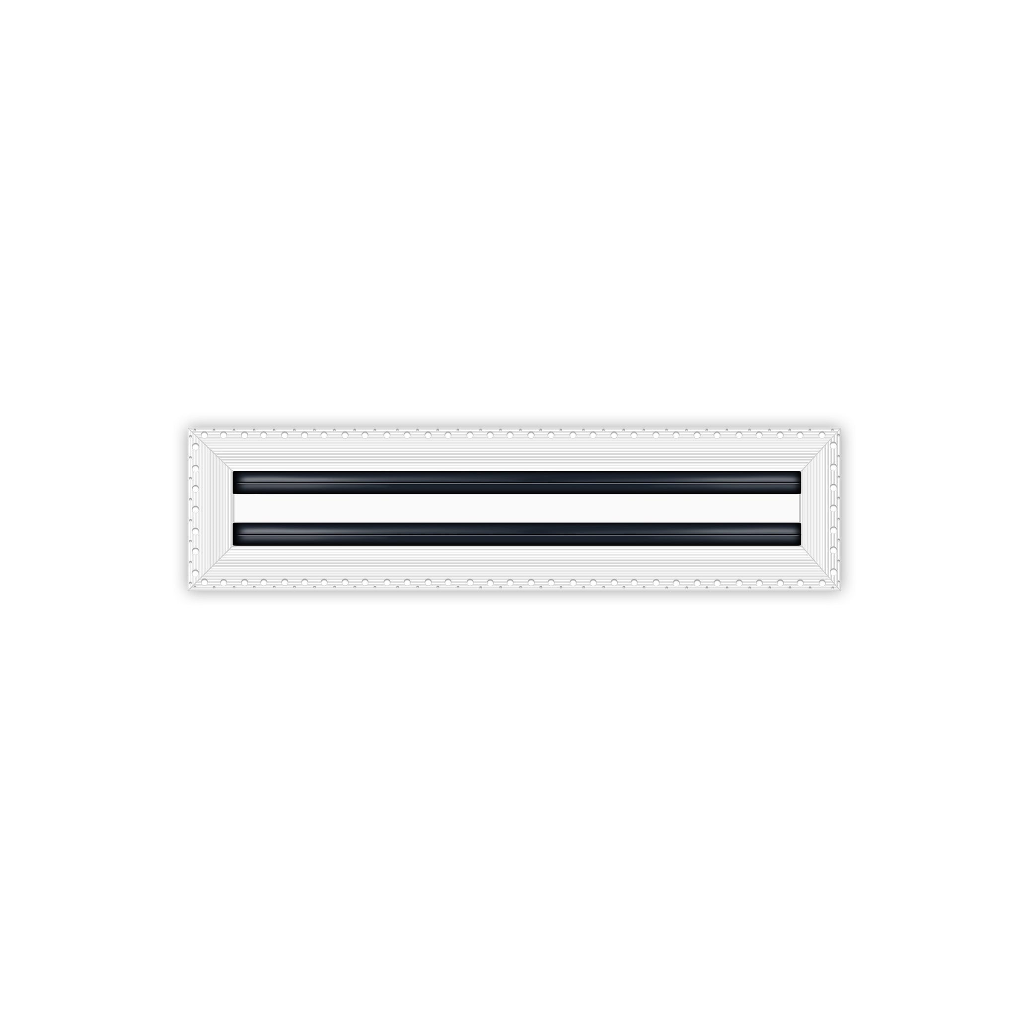 BUILDMART - 16x4 MUD-IN Air Vent Cover - Drywall MUD IN White Air Vent - MUD Linear Slot Diffuser - Register Grille for Ceiling and Walls - Texas Buildmart
