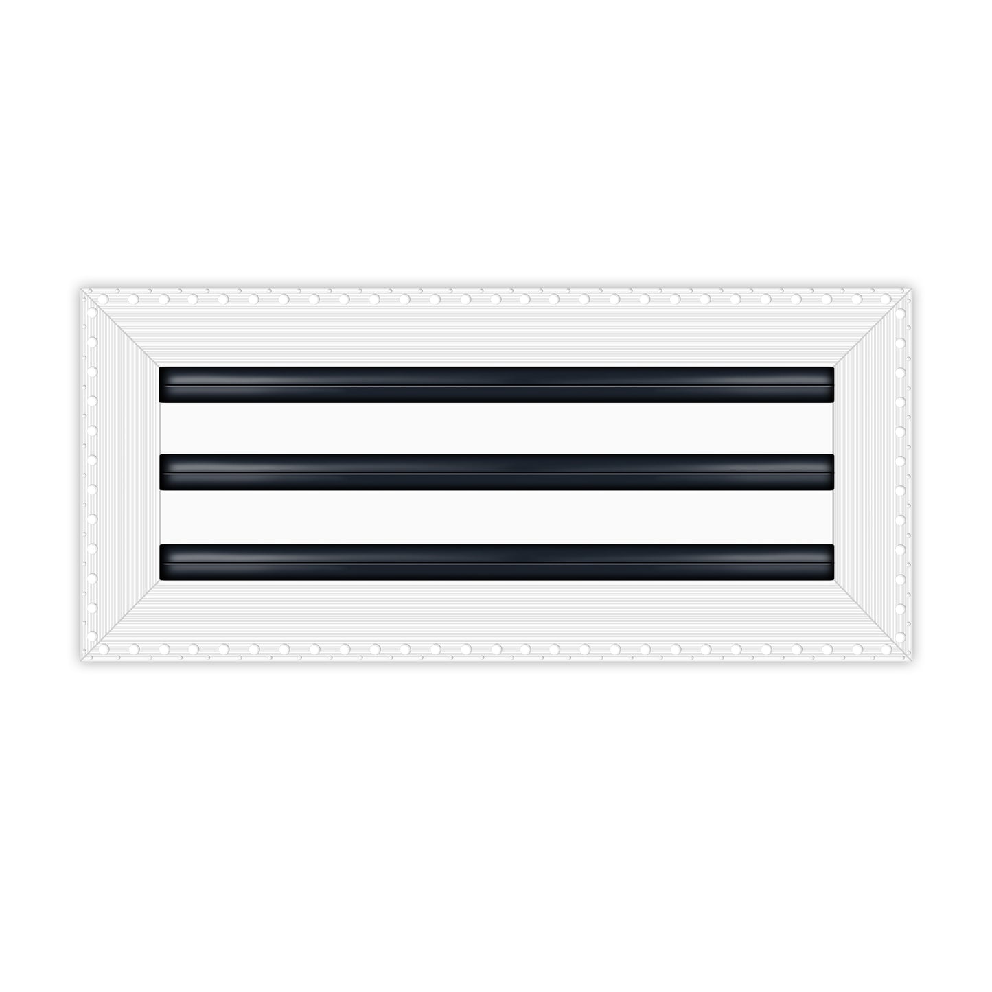 BUILDMART - 6" MUD-IN Air Vent Cover - Drywall MUD IN White Air Vent - MUD Linear Slot Diffuser - Register Grille for Ceiling and Walls - Texas Buildmart