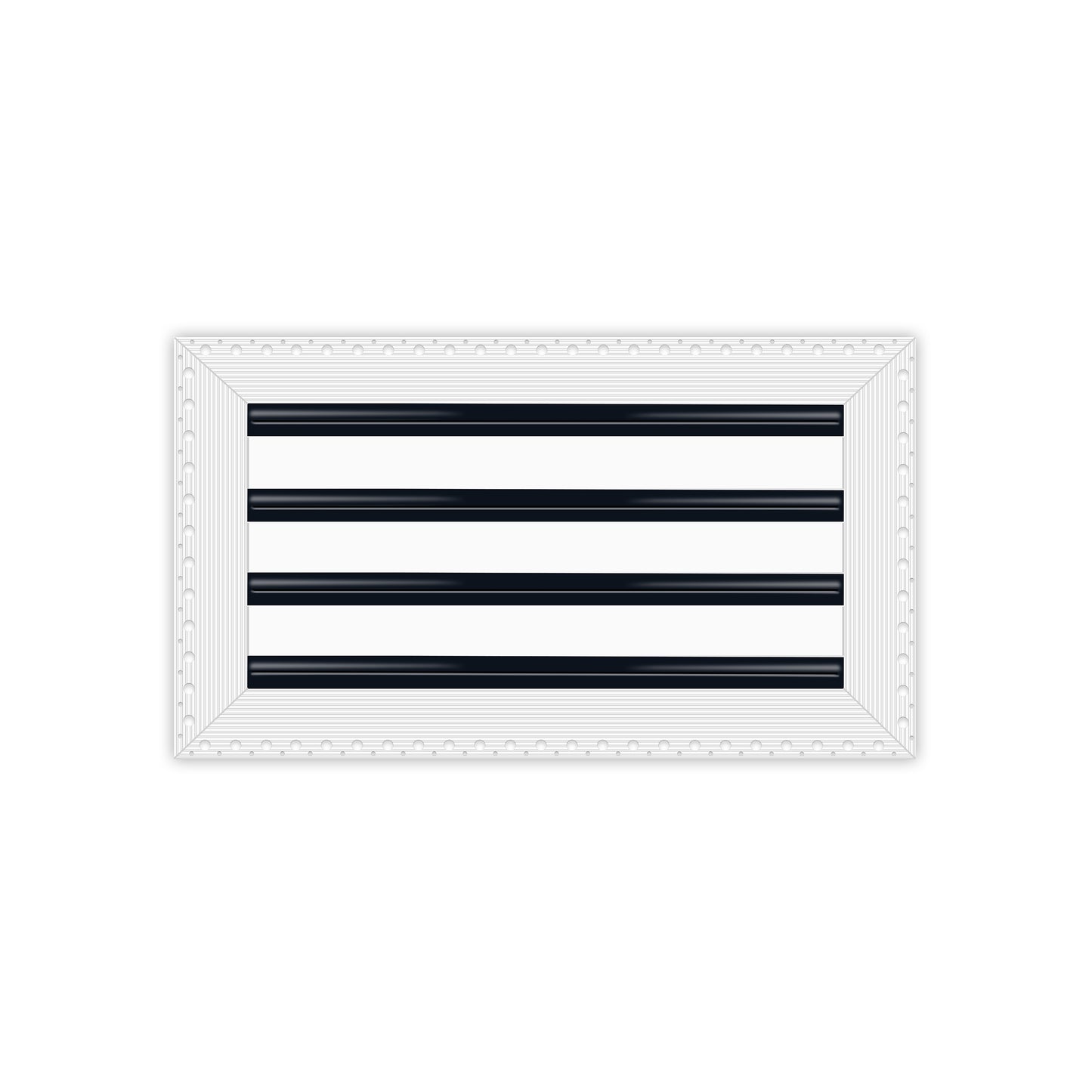 BUILDMART - 16x8 MUD-IN Air Vent Cover - Drywall MUD IN White Air Vent - MUD Linear Slot Diffuser - Register Grille for Ceiling and Walls - Texas Buildmart