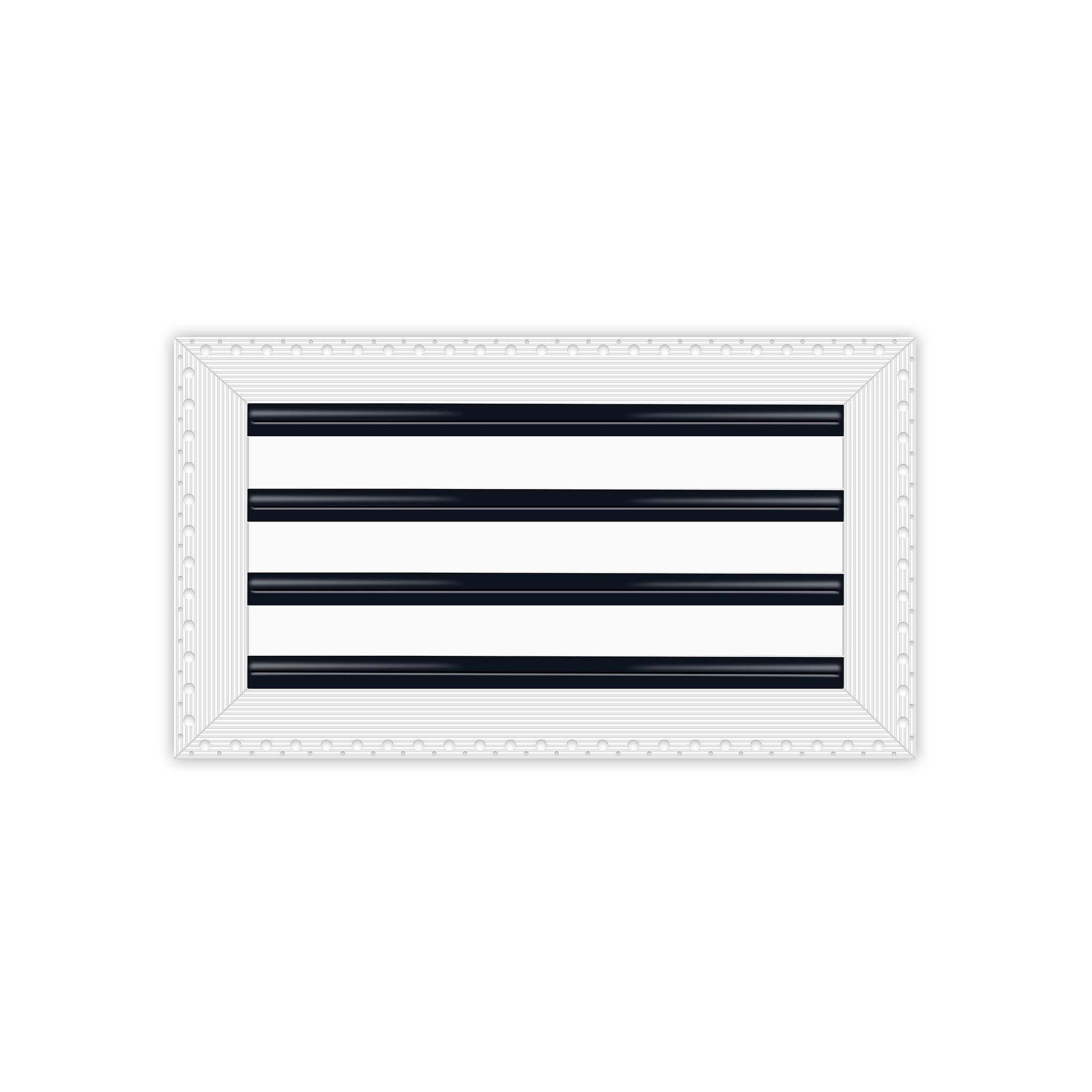 BUILDMART - 16x8 MUD-IN Air Vent Cover - Drywall MUD IN White Air Vent - MUD Linear Slot Diffuser - Register Grille for Ceiling and Walls - Texas Buildmart