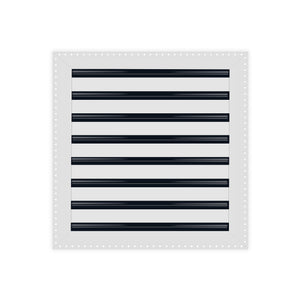 BUILDMART - 16x16 MUD-IN Air Vent Cover - Drywall MUD IN White Air Vent - MUD Linear Slot Diffuser - Register Grille for Ceiling and Walls - Texas Buildmart