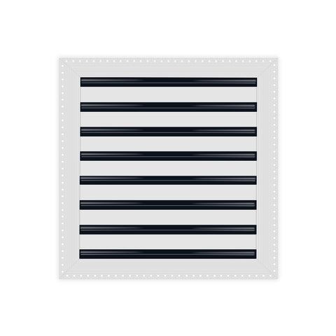 BUILDMART - 16x16 Mud In Air Vent Cover - Drywall Mud-in White Air Vent - Mud Linear Slot Diffuser - Register Grille for Ceiling and Walls - Texas Buildmart