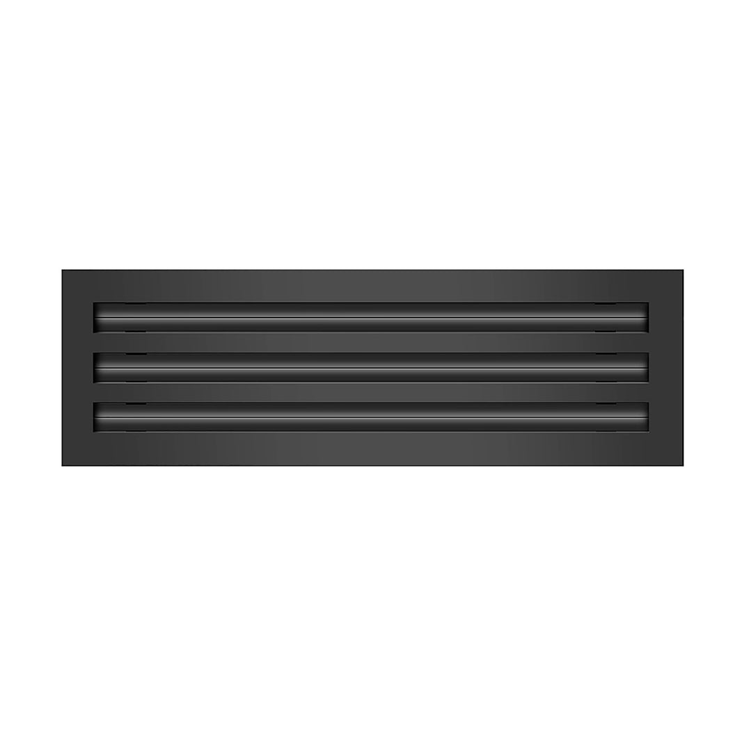 3 Slot - Triple Slot - Linear Slot Diffusers - Black – Vent Cover