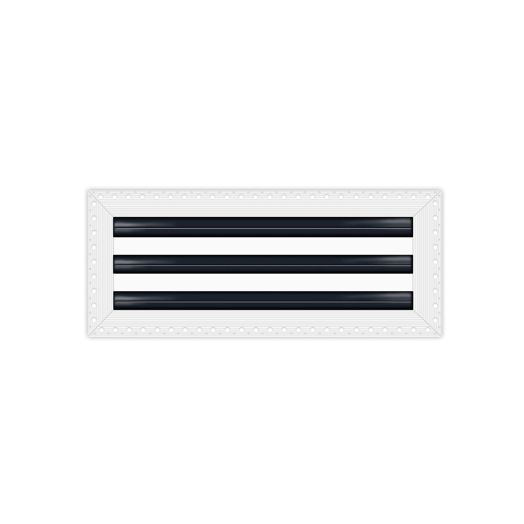 BUILDMART - 18" Linear Slot Diffuser - 3 Slot - MUD-IN Air Vent Cover - Drywall MUD IN White Air Vent - MUD Linear Slot Diffuser - Register Grille for Ceiling and Walls - Texas Buildmart