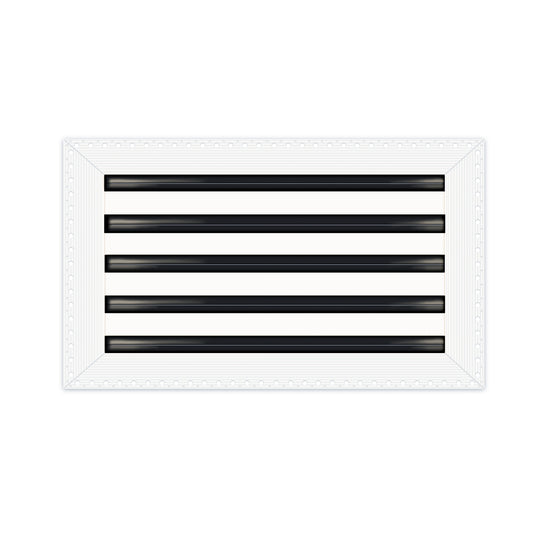 BUILDMART - 18x10 MUD-IN Air Vent Cover - Drywall MUD IN White Air Vent - MUD Linear Slot Diffuser - Register Grille for Ceiling and Walls - Texas Buildmart