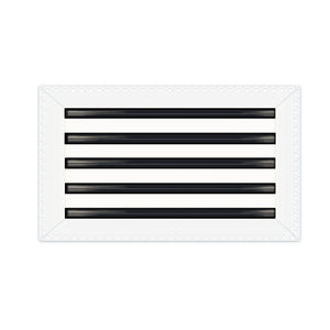 BUILDMART - 18x10 MUD-IN Air Vent Cover - Drywall MUD IN White Air Vent - MUD Linear Slot Diffuser - Register Grille for Ceiling and Walls - Texas Buildmart