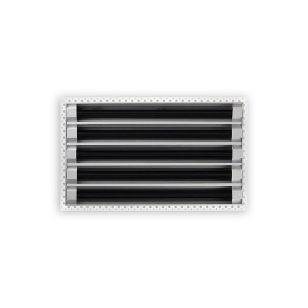 BUILDMART - 18x10 MUD-IN Air Vent Cover - Drywall MUD IN White Air Vent - MUD Linear Slot Diffuser - Register Grille for Ceiling and Walls - Texas Buildmart