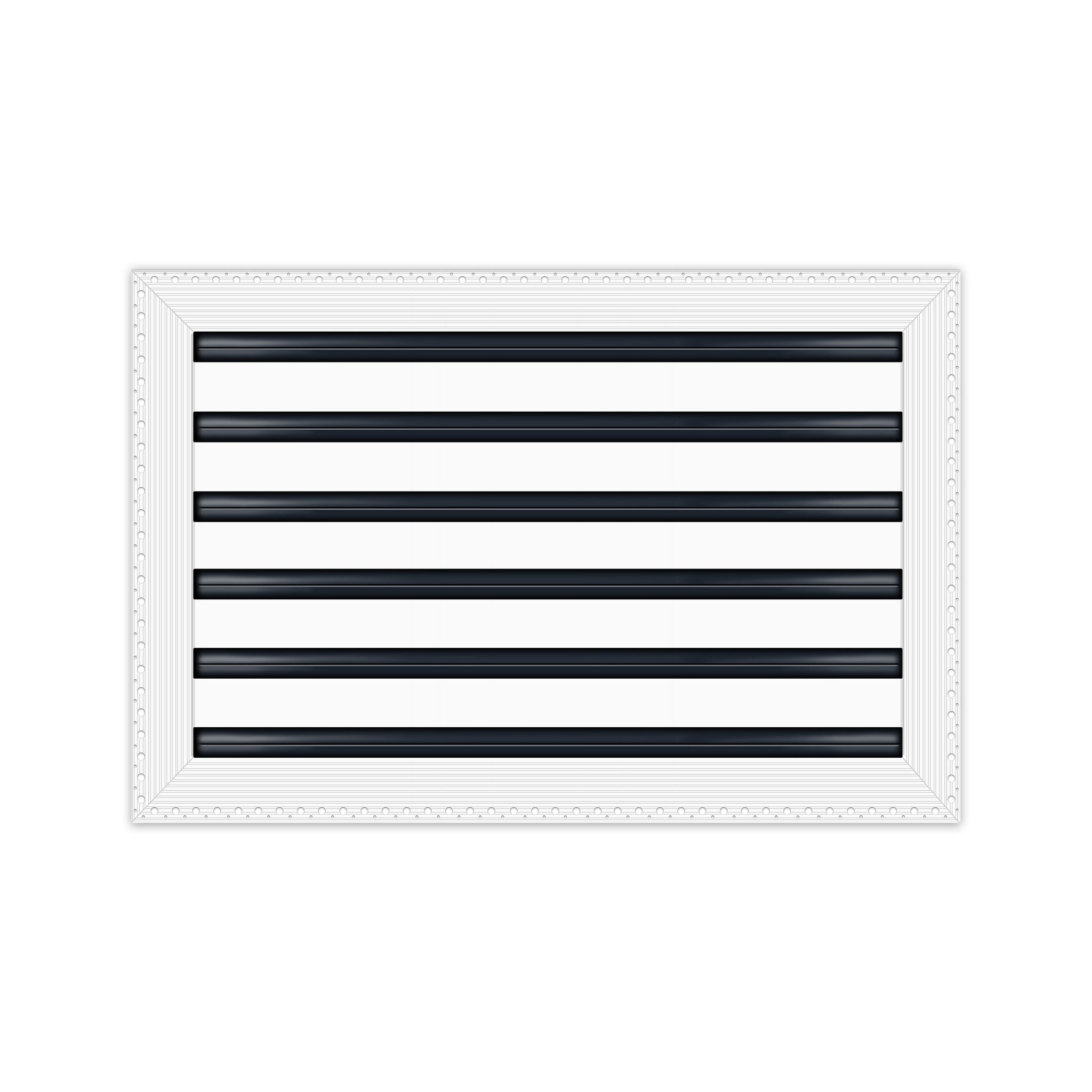 BUILDMART - 18x12 MUD-IN Air Vent Cover - Drywall MUD IN White Air Vent - MUD Linear Slot Diffuser - Register Grille for Ceiling and Walls - Texas Buildmart
