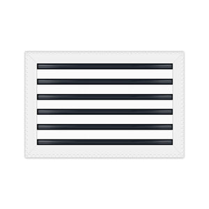 BUILDMART - 18x12 MUD-IN Air Vent Cover - Drywall MUD IN White Air Vent - MUD Linear Slot Diffuser - Register Grille for Ceiling and Walls - Texas Buildmart
