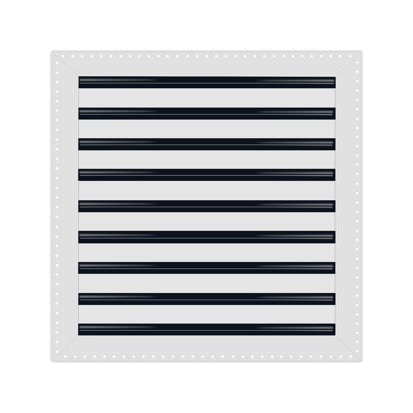 BUILDMART - 18x18 MUD-IN Air Vent Cover - Drywall MUD IN White Air Vent - MUD Linear Slot Diffuser - Register Grille for Ceiling and Walls - Texas Buildmart