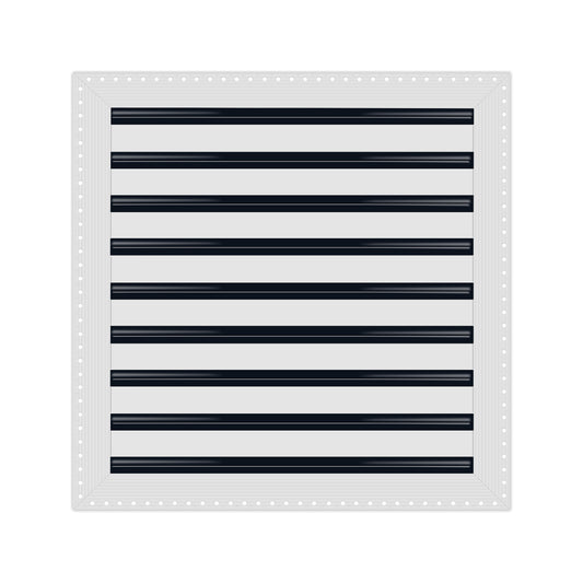 BUILDMART - 18x18 MUD-IN Air Vent Cover - Drywall MUD IN White Air Vent - MUD Linear Slot Diffuser - Register Grille for Ceiling and Walls - Texas Buildmart