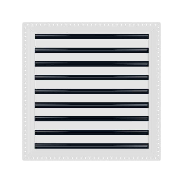 BUILDMART - 18x18 MUD-IN Air Vent Cover - Drywall MUD IN White Air Vent - MUD Linear Slot Diffuser - Register Grille for Ceiling and Walls - Texas Buildmart