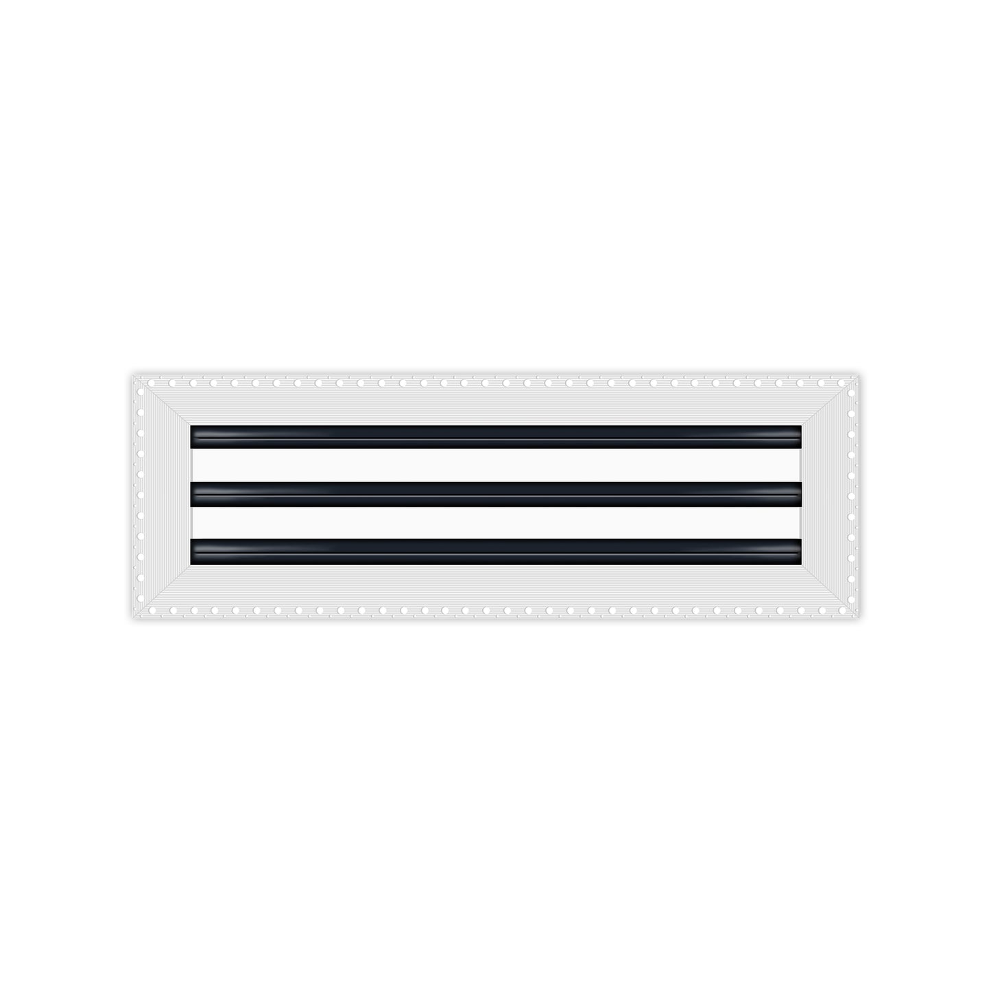 BUILDMART - 6" MUD-IN Air Vent Cover - Drywall MUD IN White Air Vent - MUD Linear Slot Diffuser - Register Grille for Ceiling and Walls - Texas Buildmart