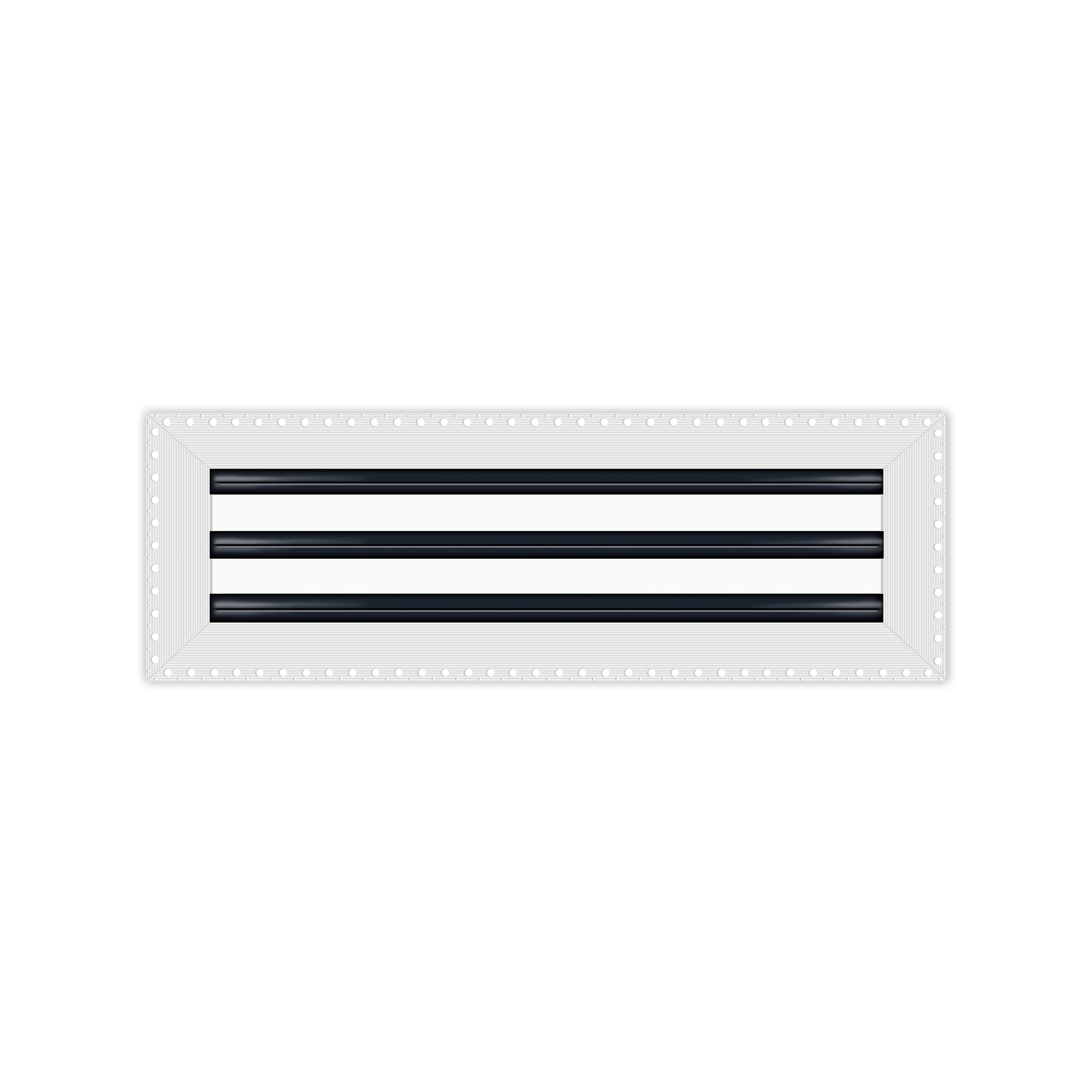 BUILDMART - 18x6 MUD-IN Air Vent Cover - Drywall MUD IN White Air Vent - MUD Linear Slot Diffuser - Register Grille for Ceiling and Walls - Texas Buildmart