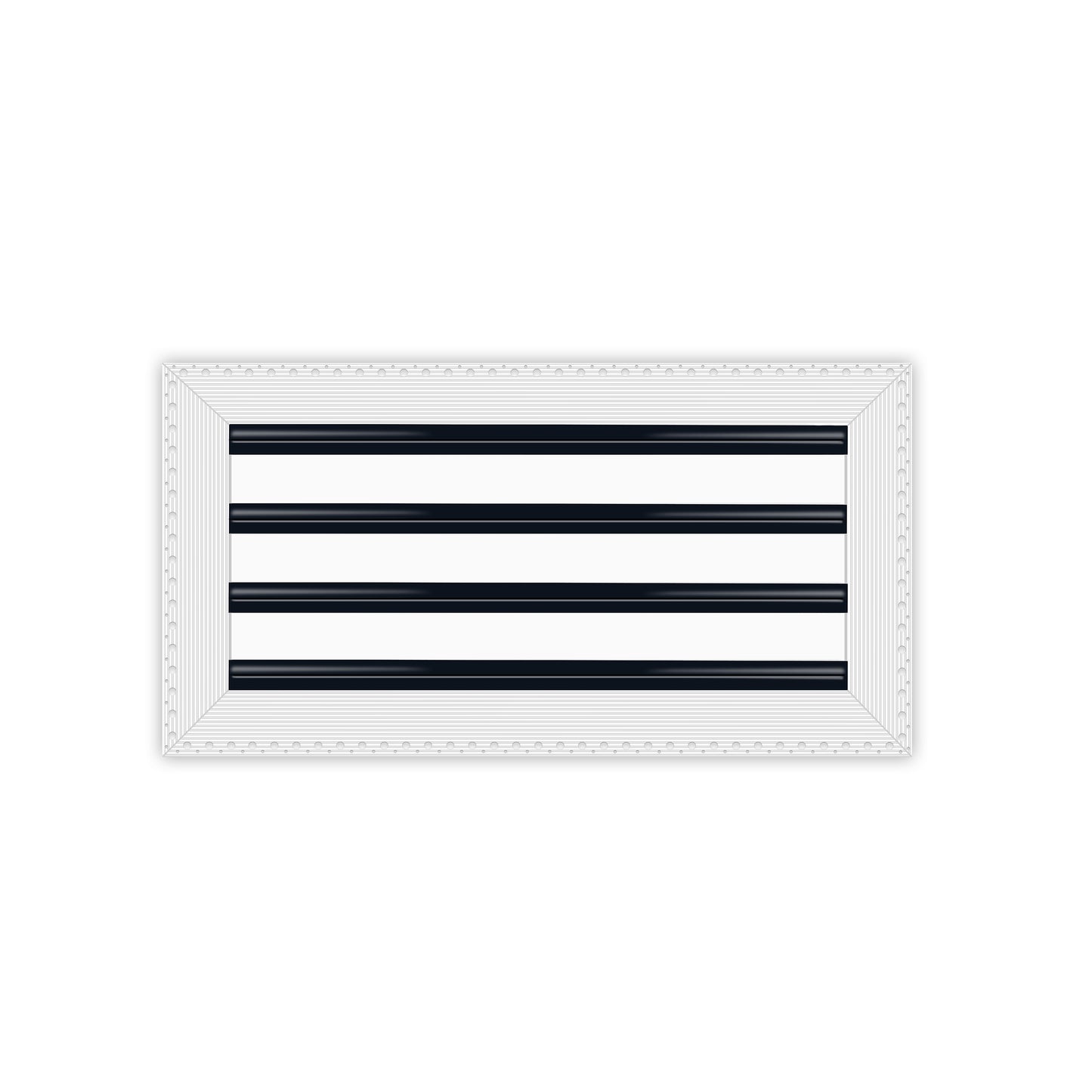 BUILDMART - 18x8 MUD-IN Air Vent Cover - Drywall MUD IN White Air Vent - MUD Linear Slot Diffuser - Register Grille for Ceiling and Walls - Texas Buildmart