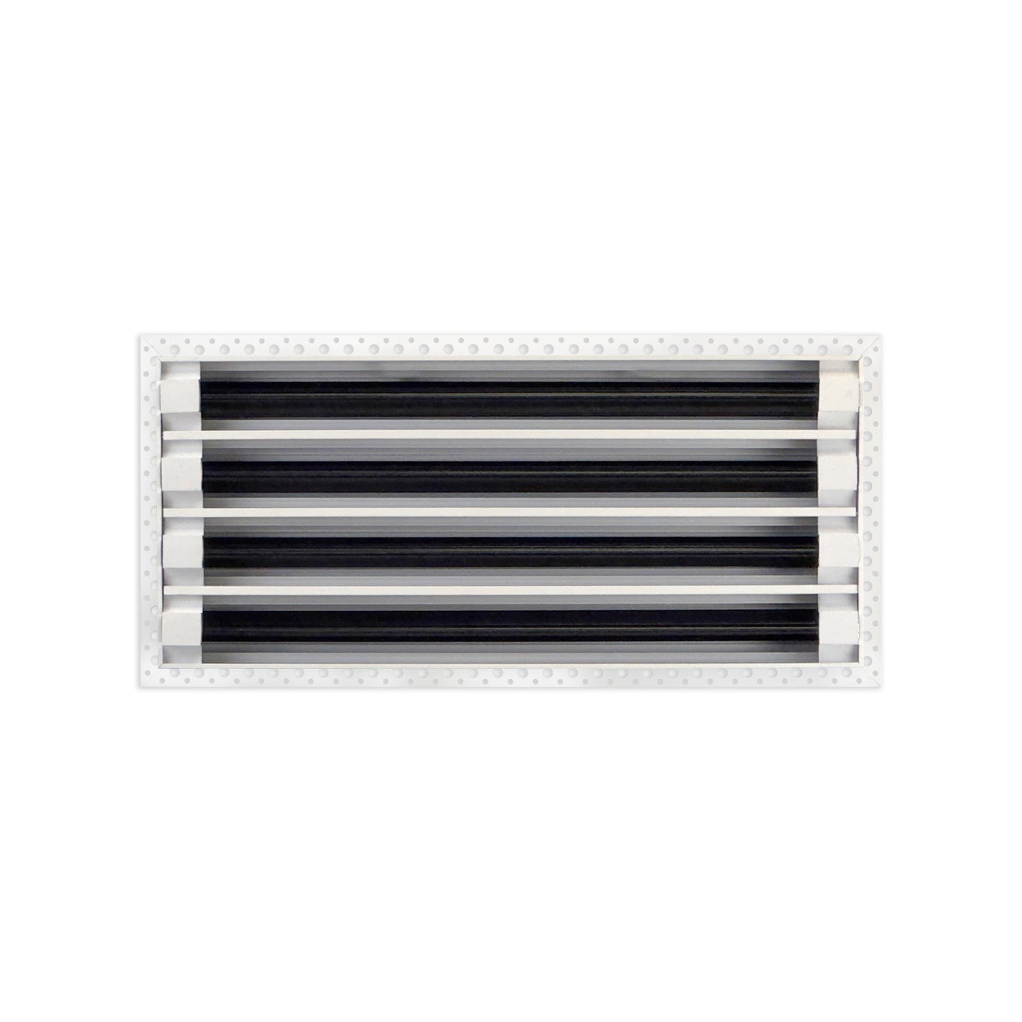BUILDMART - 18x8 MUD-IN Air Vent Cover - Drywall MUD IN White Air Vent - MUD Linear Slot Diffuser - Register Grille for Ceiling and Walls - Texas Buildmart