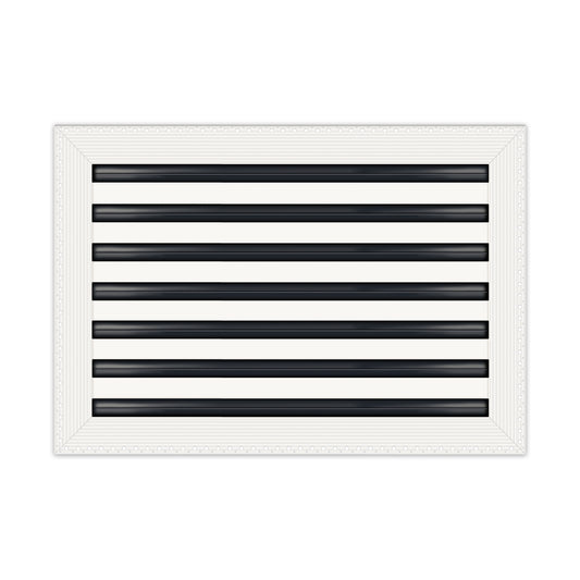 BUILDMART - 20x14 MUD-IN Air Vent Cover - Drywall MUD IN White Air Vent - MUD Linear Slot Diffuser - Register Grille for Ceiling and Walls - Texas Buildmart