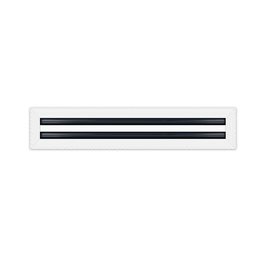 BUILDMART - 20x4 MUD-IN Air Vent Cover - Drywall MUD IN White Air Vent - MUD Linear Slot Diffuser - Register Grille for Ceiling and Walls - Texas Buildmart