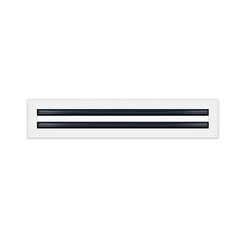 BUILDMART - 20x4 Mud In Air Vent Cover - Drywall Mud-in White Air Vent - Mud Linear Slot Diffuser - Register Grille for Ceiling and Walls - Texas Buildmart