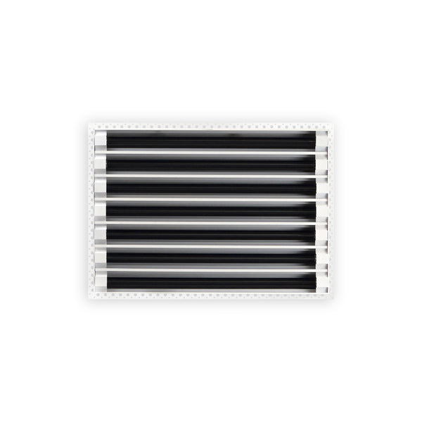 BUILDMART - 20x14 MUD-IN Air Vent Cover - Drywall MUD IN White Air Vent - MUD Linear Slot Diffuser - Register Grille for Ceiling and Walls - Texas Buildmart