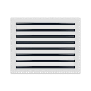 BUILDMART - 20x16 MUD-IN Air Vent Cover - Drywall MUD IN White Air Vent - MUD Linear Slot Diffuser - Register Grille for Ceiling and Walls - Texas Buildmart