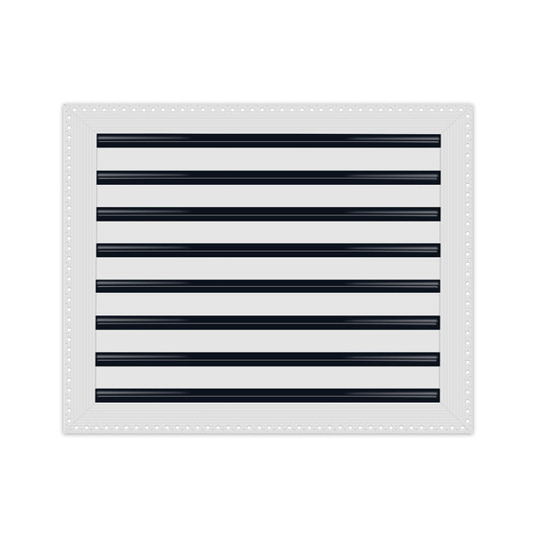 BUILDMART - 20x16 MUD-IN Air Vent Cover - Drywall MUD IN White Air Vent - MUD Linear Slot Diffuser - Register Grille for Ceiling and Walls - Texas Buildmart