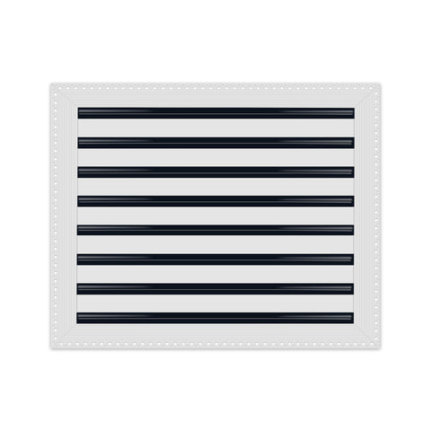 BUILDMART - 20x16 Mud In Air Vent Cover - Drywall Mud-in White Air Vent - Mud Linear Slot Diffuser - Register Grille for Ceiling and Walls - Texas Buildmart