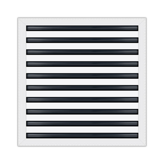 BUILDMART - 20x20 MUD-IN Air Vent Cover - Drywall MUD IN White Air Vent - MUD Linear Slot Diffuser - Register Grille for Ceiling and Walls - Texas Buildmart