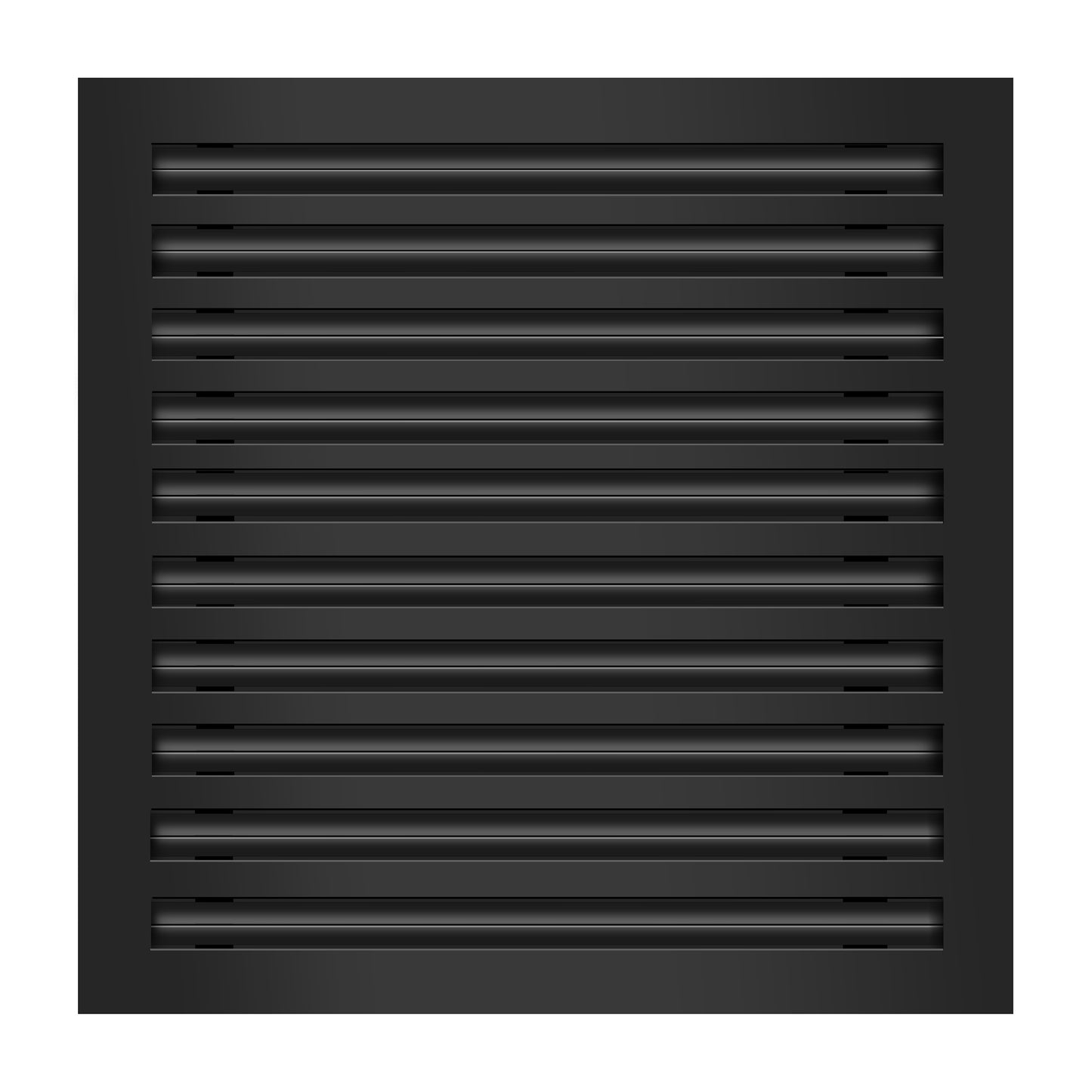 BUILDMART - 20" Standard Linear Slot Diffuser - Black Linear AC Vent - Decorative Air Vent - Modern Air Vent Cover for Ceiling, Wall or Floor - Texas Buildmart