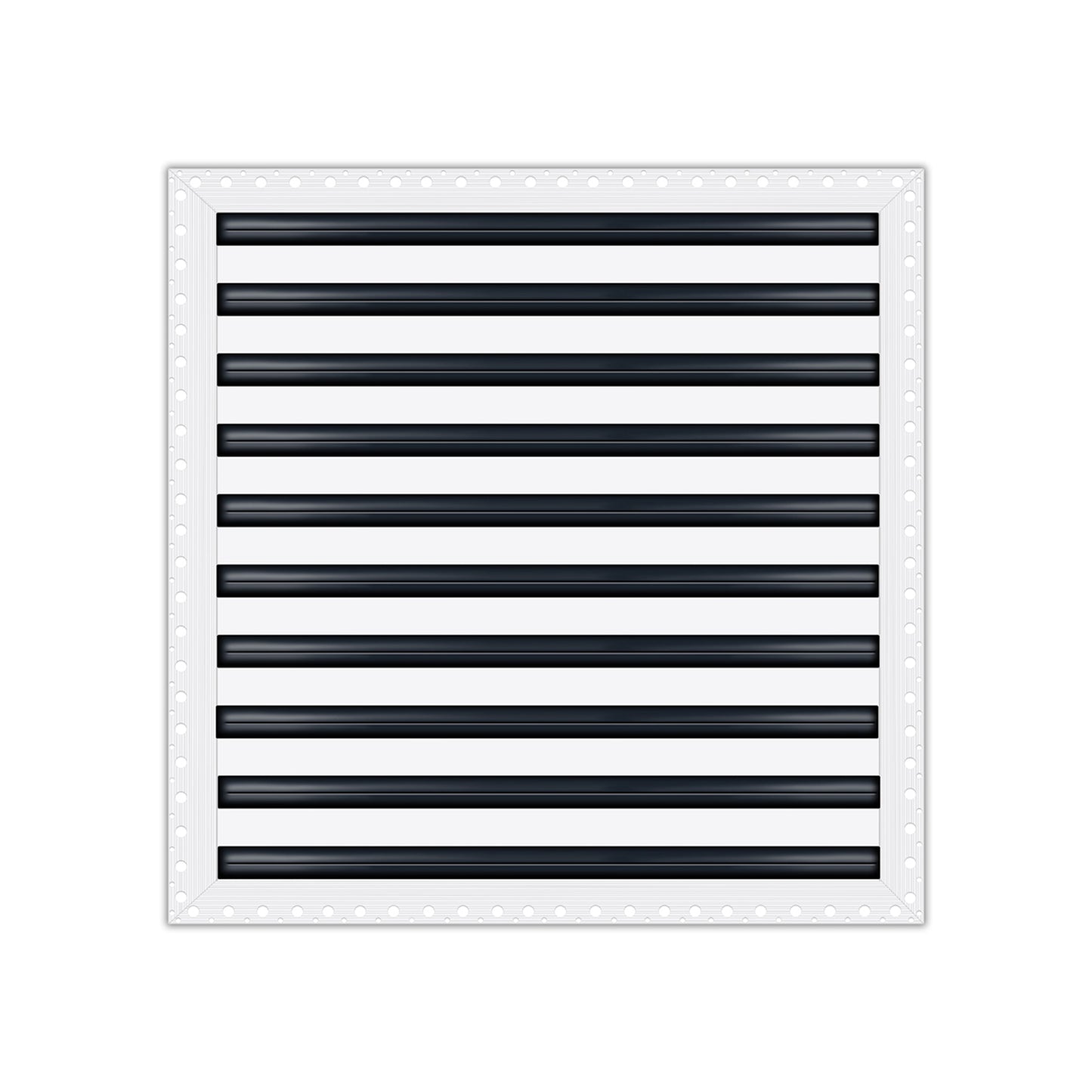 BUILDMART - 20" MUD-IN Air Vent Cover - Drywall MUD IN White Air Vent - MUD Linear Slot Diffuser - Register Grille for Ceiling and Walls - Texas Buildmart