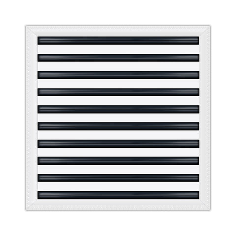 BUILDMART - 20x20 Mud In Air Vent Cover - Drywall Mud-in White Air Vent - Mud Linear Slot Diffuser - Register Grille for Ceiling and Walls - Texas Buildmart