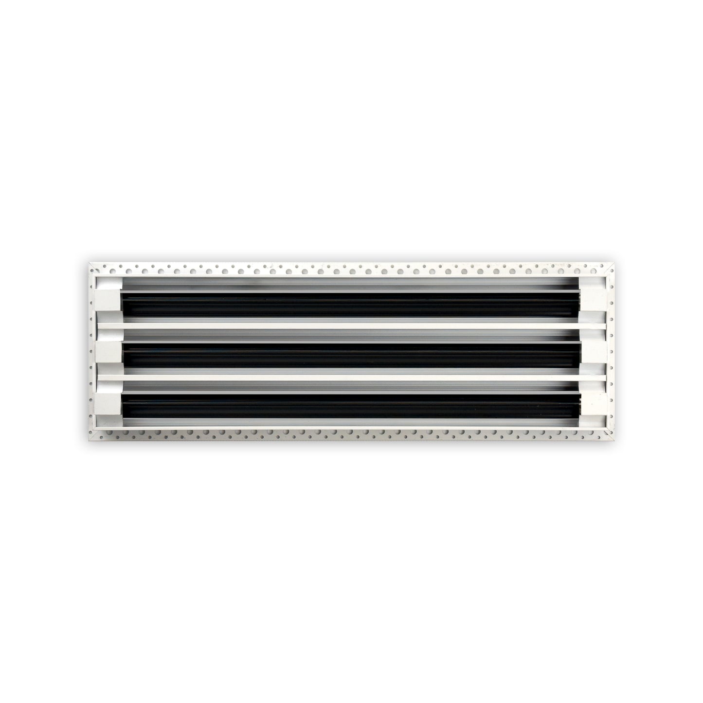 BUILDMART - 20x6 MUD-IN Air Vent Cover - Drywall MUD IN White Air Vent - MUD Linear Slot Diffuser - Register Grille for Ceiling and Walls - Texas Buildmart