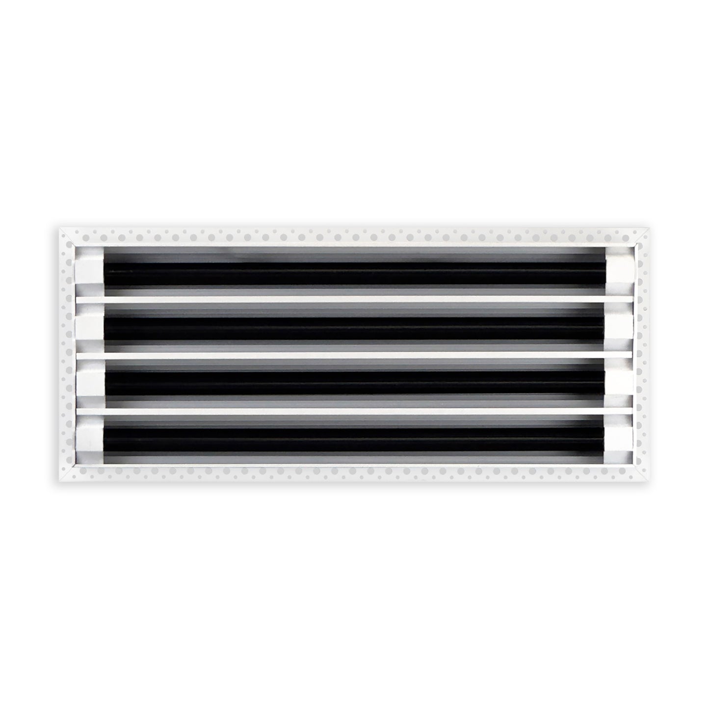 BUILDMART - 20x8 MUD-IN Air Vent Cover - Drywall MUD IN White Air Vent - MUD Linear Slot Diffuser - Register Grille for Ceiling and Walls - Texas Buildmart