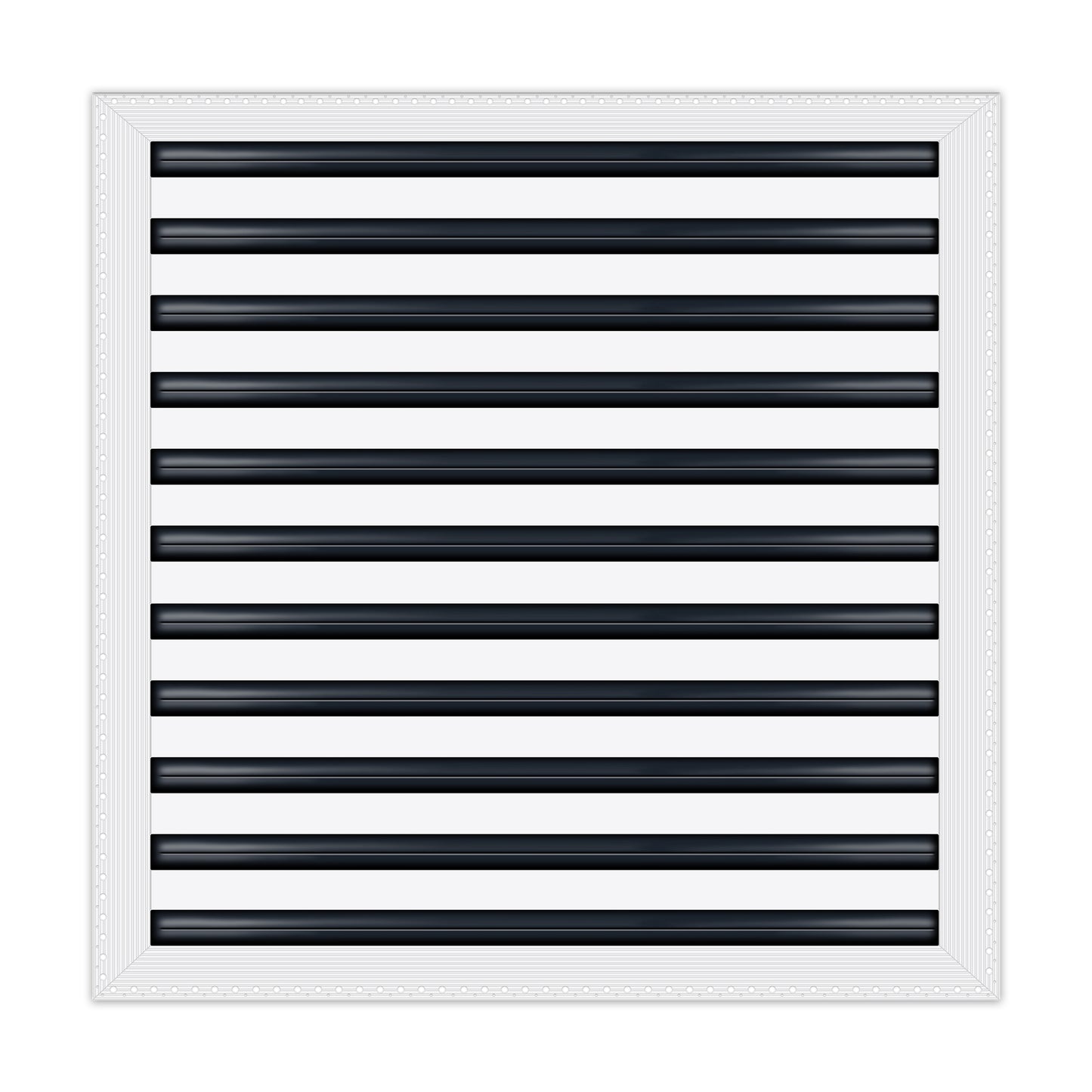 BUILDMART - 22x22 MUD-IN Air Vent Cover - Drywall MUD IN White Air Vent - MUD Linear Slot Diffuser - Register Grille for Ceiling and Walls - Texas Buildmart