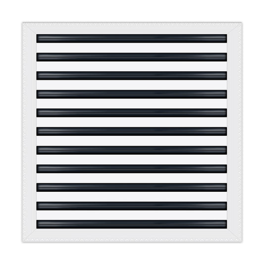 BUILDMART - 22x22 MUD-IN Air Vent Cover - Drywall MUD IN White Air Vent - MUD Linear Slot Diffuser - Register Grille for Ceiling and Walls - Texas Buildmart