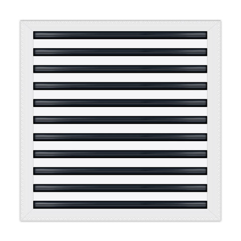 BUILDMART - 22x22 Mud In Air Vent Cover - Drywall Mud-in White Air Vent - Mud Linear Slot Diffuser - Register Grille for Ceiling and Walls - Texas Buildmart