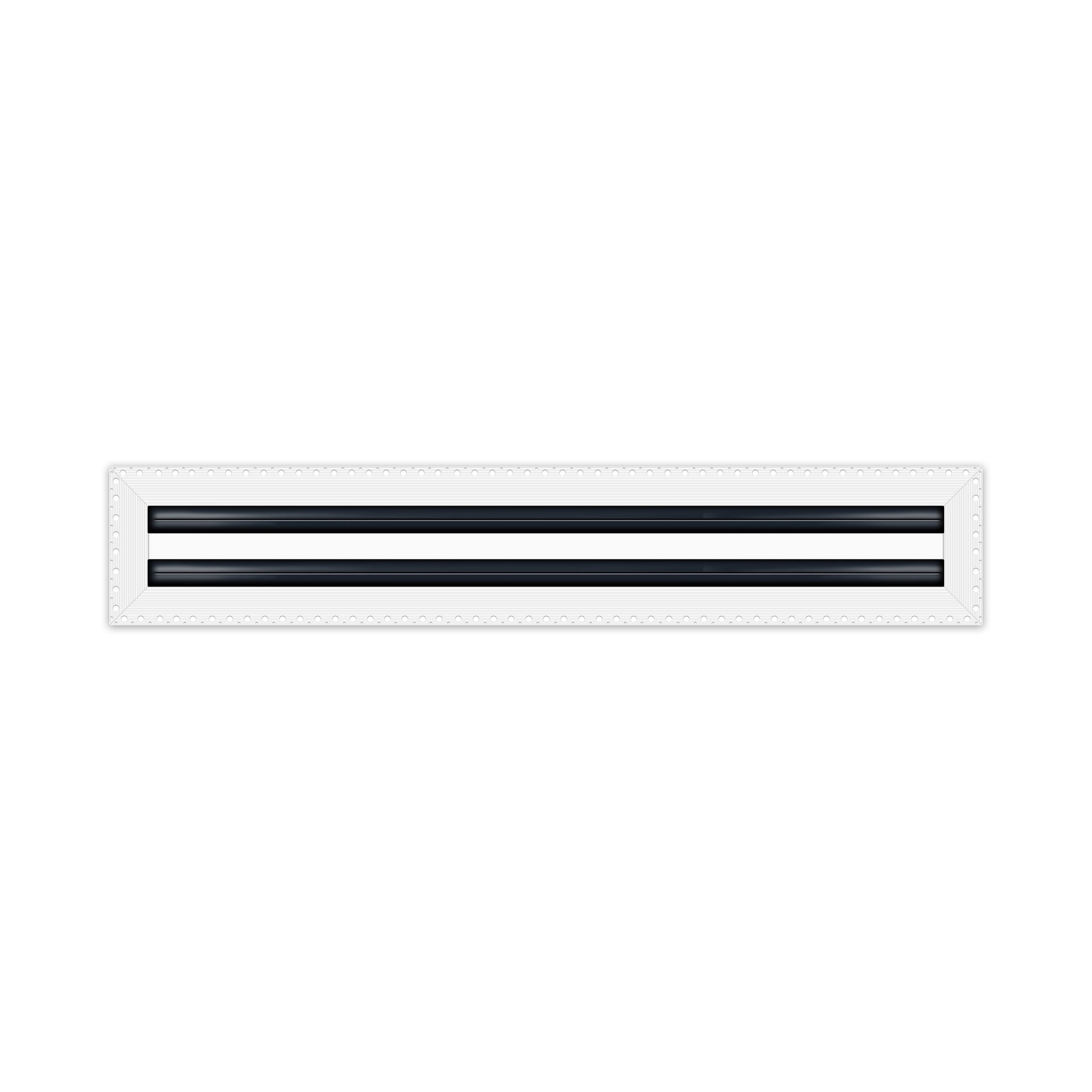 BUILDMART - 22x4 MUD-IN Air Vent Cover - Drywall MUD IN White Air Vent - MUD Linear Slot Diffuser - Register Grille for Ceiling and Walls - Texas Buildmart