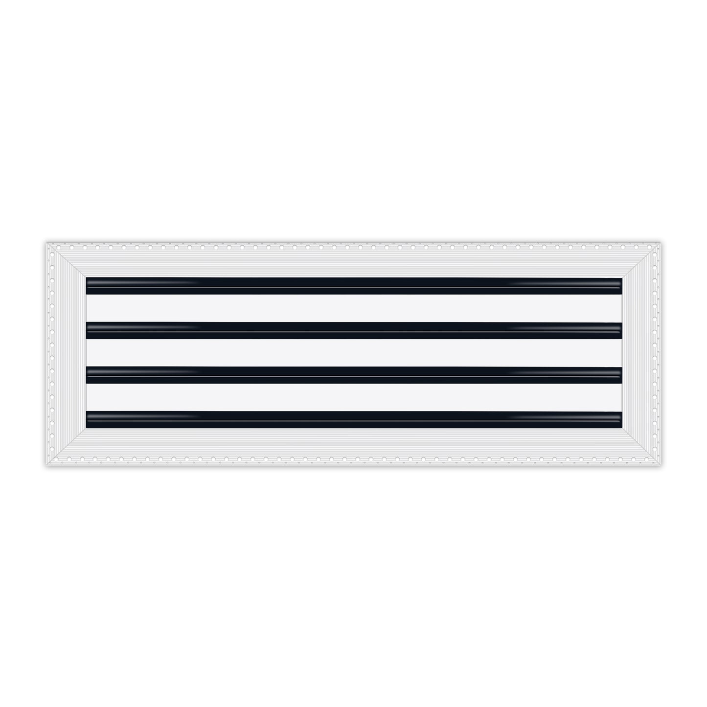 BUILDMART - 22x8 MUD-IN Air Vent Cover - Drywall MUD IN White Air Vent - MUD Linear Slot Diffuser - Register Grille for Ceiling and Walls - Texas Buildmart