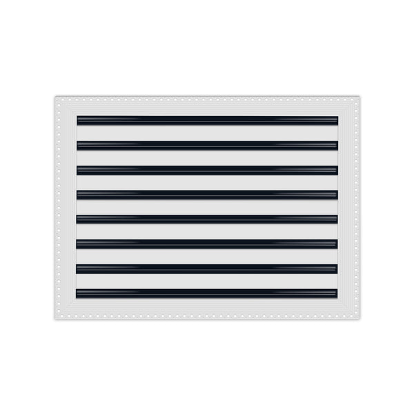 BUILDMART - 22x16 MUD-IN Air Vent Cover - Drywall MUD IN White Air Vent - MUD Linear Slot Diffuser - Register Grille for Ceiling and Walls - Texas Buildmart