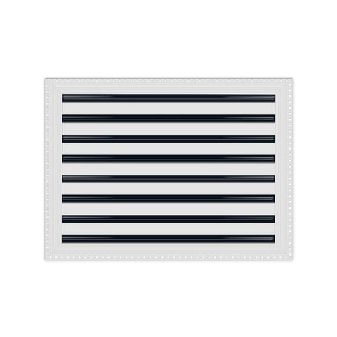 BUILDMART - 22x16 Mud In Air Vent Cover - Drywall Mud-in White Air Vent - Mud Linear Slot Diffuser - Register Grille for Ceiling and Walls - Texas Buildmart