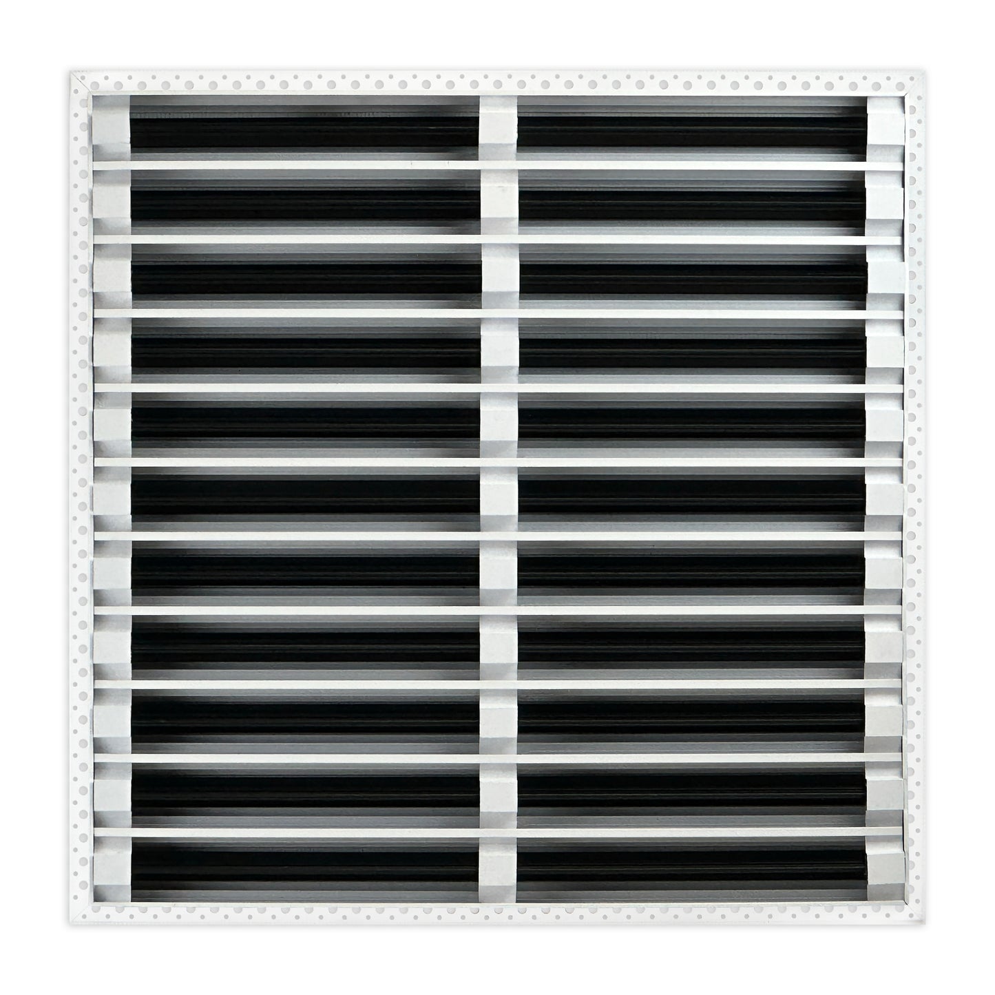 BUILDMART - 22x22 MUD-IN Air Vent Cover - Drywall MUD IN White Air Vent - MUD Linear Slot Diffuser - Register Grille for Ceiling and Walls - Texas Buildmart