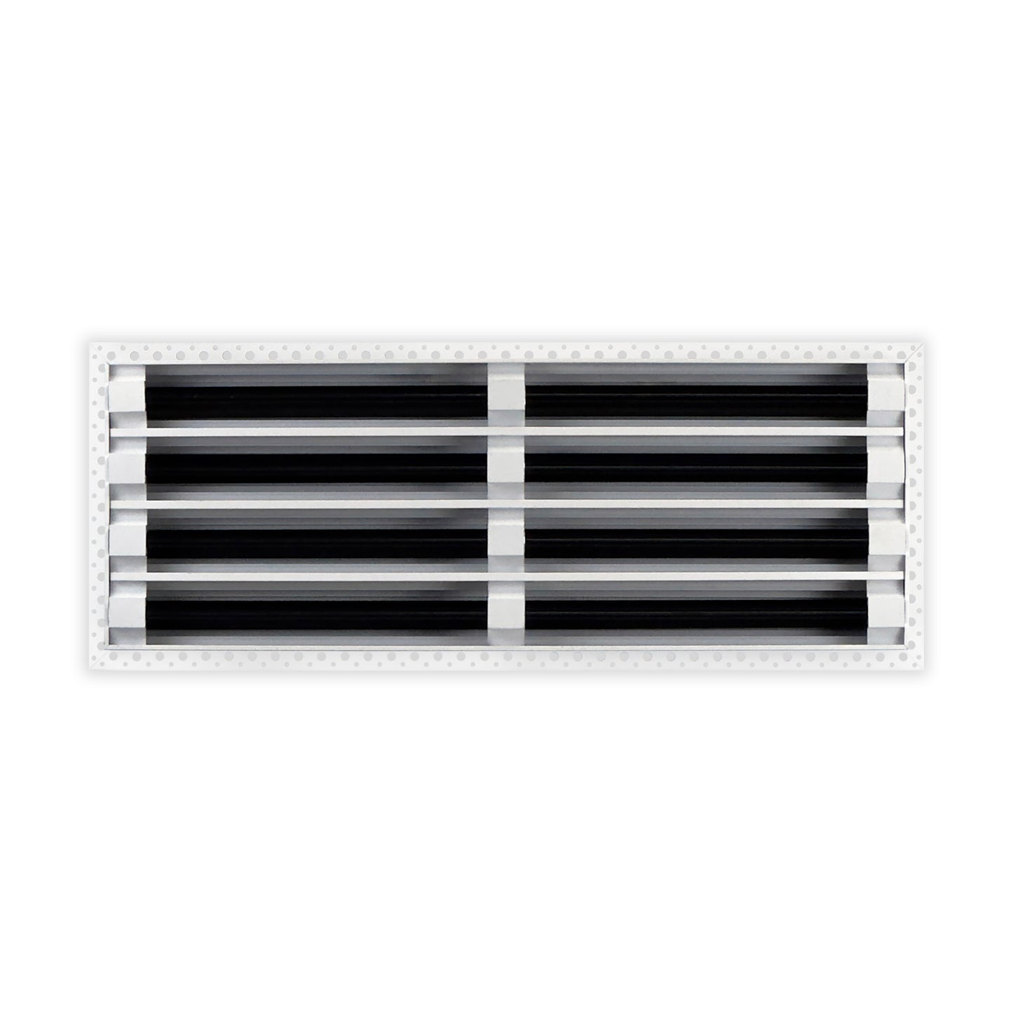 BUILDMART - 22x8 MUD-IN Air Vent Cover - Drywall MUD IN White Air Vent - MUD Linear Slot Diffuser - Register Grille for Ceiling and Walls - Texas Buildmart