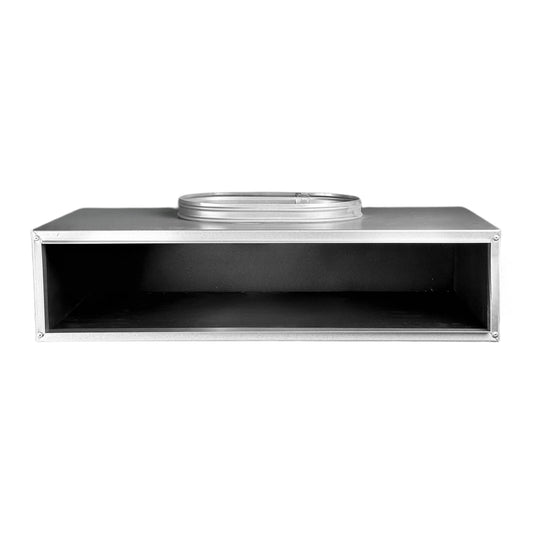 Slot Plenum 3 Slot - Triple Slot - Linear Slot Diffusers - Black – Vent Cover