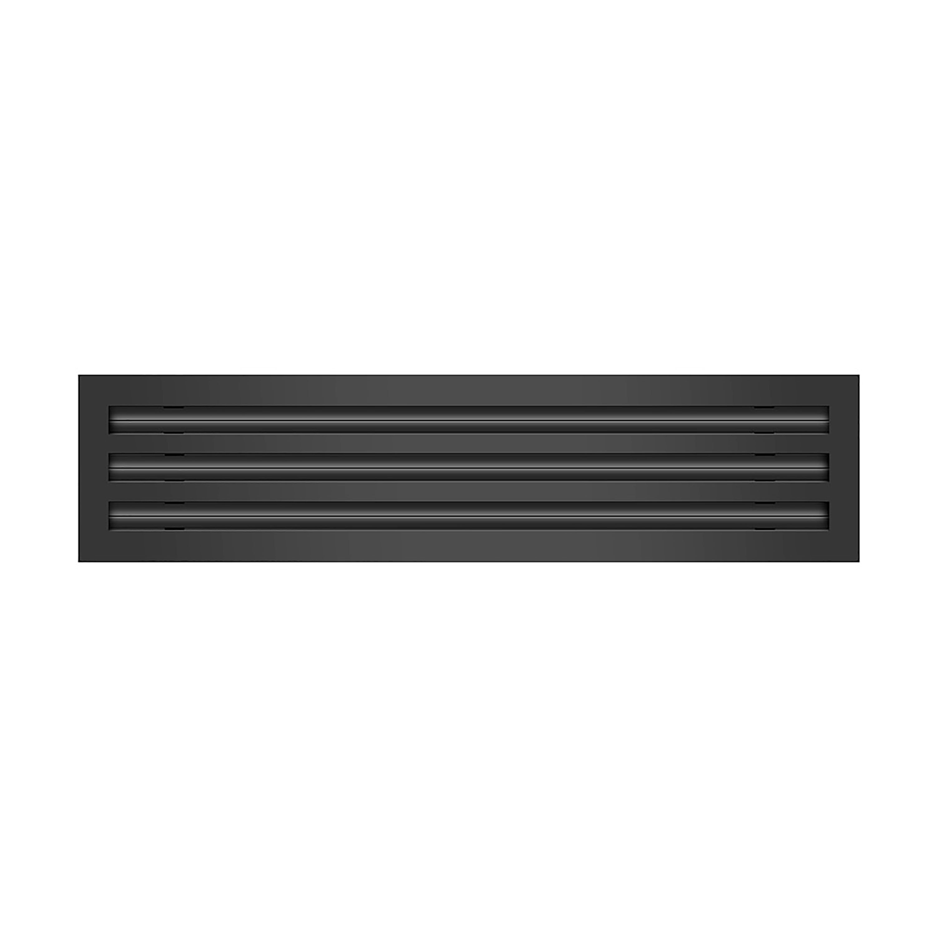 3 Slot - Triple Slot - Linear Slot Diffusers - Black – Vent Cover
