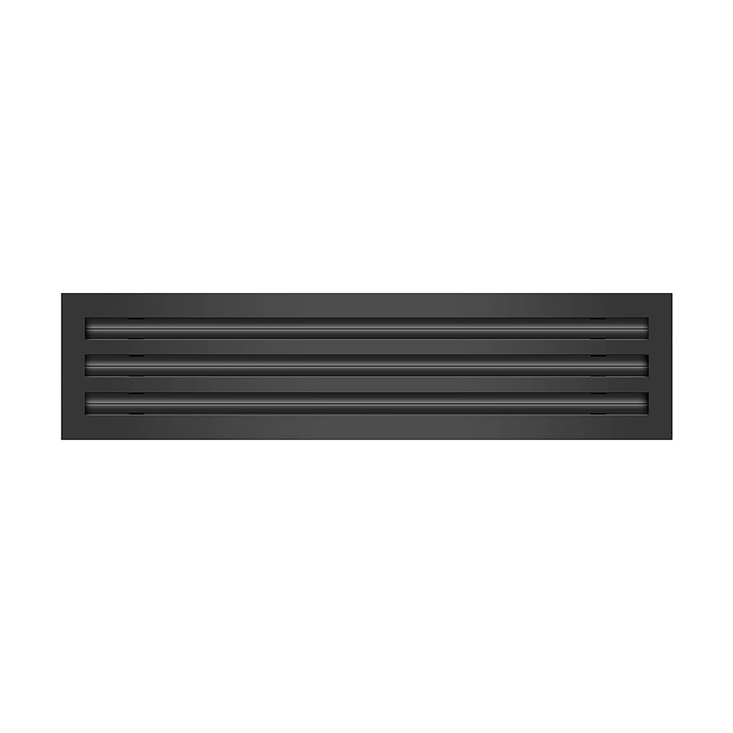 3 Slot - Triple Slot - Linear Slot Diffusers - Black – Vent Cover