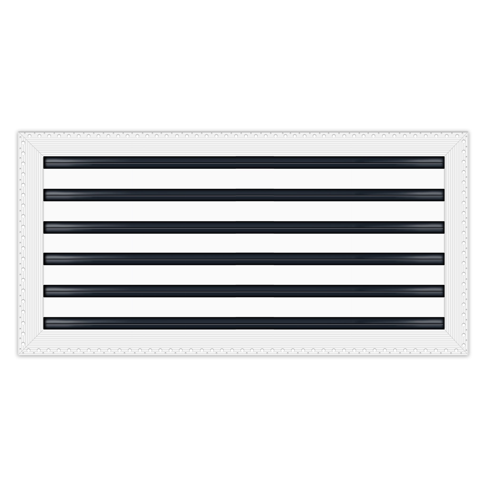 BUILDMART - 24x12 MUD-IN Air Vent Cover - Drywall MUD IN White Air Vent - MUD Linear Slot Diffuser - Register Grille for Ceiling and Walls - Texas Buildmart