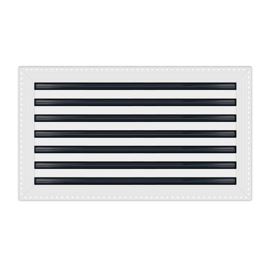 BUILDMART - 24x14 MUD-IN Air Vent Cover - Drywall MUD IN White Air Vent - MUD Linear Slot Diffuser - Register Grille for Ceiling and Walls - Texas Buildmart