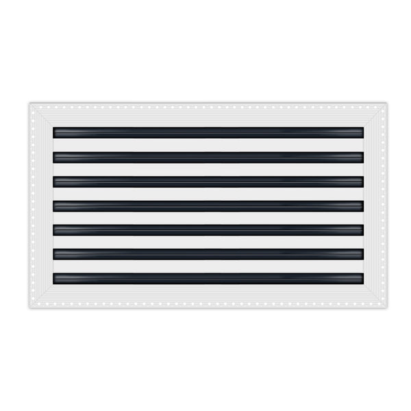 BUILDMART - 24x14 MUD-IN Air Vent Cover - Drywall MUD IN White Air Vent - MUD Linear Slot Diffuser - Register Grille for Ceiling and Walls - Texas Buildmart